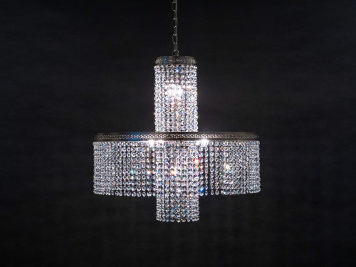 Loistelias moderni säihkyvä kristallikruunu tunnelman luoja, jokaisen kodin kattovalaisin